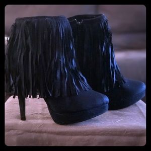 Ladies Black Booties
